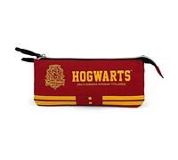Harry Potter Gryffindor-Estuche Portatodo Triple FAN, Rojo, 23 x 11 cm