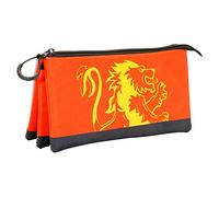 Harry Potter Gryffindor-Estuche Portatodo Triple Fan, Rojo, 23 x 11 cm