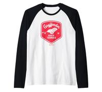 Harry Potter Gryffindor Roar of Thunder Badge Camiseta Manga Raglan