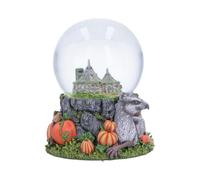 Harry Potter Hagrid's Hut - Bola de Nieve (15 cm) | Bola de nieve mágica con cabaña de Hagrid con pico de hebilla en parche de calabaza