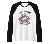 Harry Potter Hagrids Motorbike Camiseta Manga Raglan