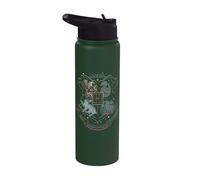 Harry Potter Hand Drawn Hogwarts Shield Stainless Steel Insulated Water Bottle