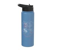 Harry Potter Hand Drawn Hogwarts Shield Stainless Steel Insulated Water Bottle