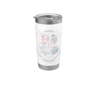 Harry Potter Hand Drawn Hogwarts Shield Vaso térmico de acero inoxidable de doble pared