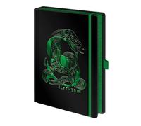 HARRY POTTER Hardcover A5 Notebook Embossed with Slytherin Foil Design - Officia