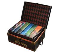 Harry Potter Hardcover Boxed Set: Books 1-7 (Trunk): Housed in a Collectible Trunk-like Box With Sturdy Handles, Lockable Lid, and Bonus Decorative Stickers