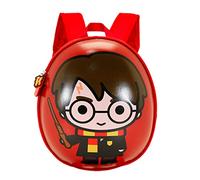 Harry Potter Harry Happy-Mochila Eggy, Rojo, 24 x 28 cm, Capacidad 6 L