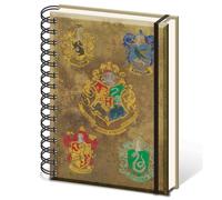 HARRY POTTER Harry POTTER-RD-RS461899 Warner Brothers Libreta Espiral A5 Escudos