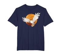Harry Potter Hedwig and The Moon Camiseta, Hombre Tallas Grandes, Azul Marino, 3X Alto