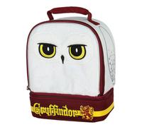 Harry Potter Hedwig the Owl Gryffindor House Dual Compartment Insulated Lunch Box Tote Bag