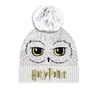 Harry Potter Gorro Hedwig Boina, Blanco, Talla única Unisex Adulto