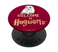 Harry Potter Hedwig Welcome to Hogwarts PopSockets PopGrip Adhesivo