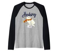Harry Potter Hedwig with Hogwarts Letter Camiseta Manga Raglan
