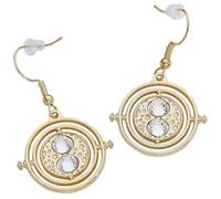 Harry Potter Hermione's Time Turner Mujer Pendiente Dorado Aleación de Zinc