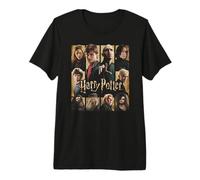 Harry Potter Heroes Villains Squares Camiseta Premium