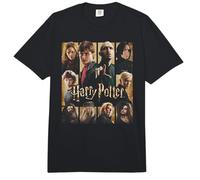 Harry Potter Heroes Villains Squares Comfort Colors Adult Heavyweight T-Shirt