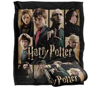Harry Potter Heroes Villains Squares Manta súper Suave con Tacto Sedoso - 152 x 127 cm