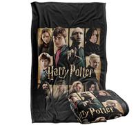Harry Potter Heroes Villains Squares Manta súper Suave con Tacto Sedoso - 91 x 147 cm