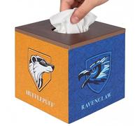 Harry Potter Hogwarts Caja de Madera para pañuelos, Funda Decorativa 14x14x14 cm (A)