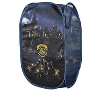 Harry Potter Hogwarts - Cesta de almacenamiento plegable para niños, para habitación infantil, color azul, 36 x 36 x 58 cm