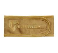 Harry Potter Hogwarts cinta cosmética CIERRE DE GANCHO Y BUCLE, cinta para el pelo para el cuidado facial (Amarilla)