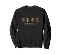 Harry Potter Hogwarts - Emblemas de Cuatro Casas Sudadera