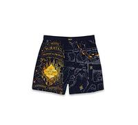 Harry Potter Hogwarts Hogwarts - Calzoncillos Tipo bóxer para Hombre, Azul Marino, XL