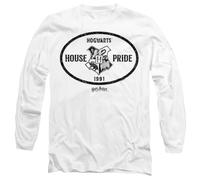 Harry Potter Hogwarts House Pride Badge Camiseta Manga Larga Unisex