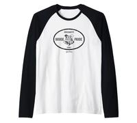 Harry Potter Hogwarts House Pride Badge Camiseta Manga Raglan
