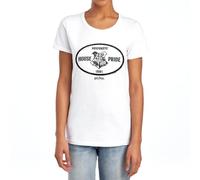 Harry Potter Hogwarts House Pride Badge Camiseta Mujer