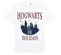Harry Potter Hogwarts In The Snow Navidad Comfort Colors Adult Heavyweight T-Shirt