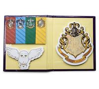 Harry Potter Hogwarts - Juego de notas adhesivas y pestañas adhesivas | Bloc de notas de trabajo, papel de papelería, suministros escolares en casa para negocios universitarios | Regalos y