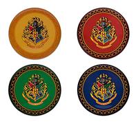 HARRY POTTER House Crests Melamina Dinner Plates | Set of 4