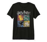 Harry Potter House Squares Camiseta Premium