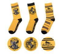 Harry Potter Hufflepuff Calcetines 3 Pairs Set - Cinereplicas