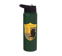 Harry Potter Hufflepuff Four Square Shield Crest Stainless Steel Insulated Water Bottle