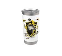 Harry Potter Hufflepuff Shield Realistic Badger Vaso térmico de acero inoxidable de doble pared