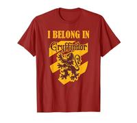 Harry Potter I Belong In Gryffindor Camiseta