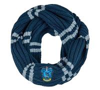 Harry Potter Infinity Ravenclaw - Bufanda bordada en color azul y gris, 100% poliacrílico.