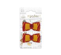 HARRY POTTER - Juego de 2 pinzas para el cabello Clic Clacs con nudos - Joyas para el cabello - Adorno - Peinado fácil - Todos los tipos de cabello - Graffondor - Hogwarts