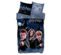 Harry Potter - Ropa de cama de 135 x 200 cm, funda de almohada de 80 x 80 cm, con bolsa de transporte, 100 % algodón, con certificado Öko Tex Standard