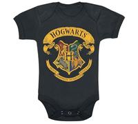 Harry Potter Kids - Hogwarts Crest Unisex Body Negro 74/80 100% algodón