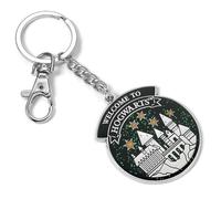 Harry Potter Llavero oficial del castillo de Hogwarts, Plateado/negro/blanco, talla única