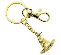 Harry Potter Llavero oficial de sombrero de clasificación en tono dorado, dorado, M