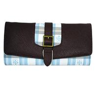 Harry Potter Loungefly - Hogwarts Mujer Cartera Marron-Azul Claro, Semi Piel,