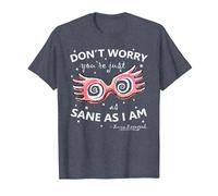 Harry Potter Luna Lovegood Spectrespecs White Camiseta, Hombre, Azul Jaspeado, S
