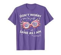 Harry Potter Luna Lovegood Spectrespecs White Camiseta, Hombre, Morado Jaspeado, XXL