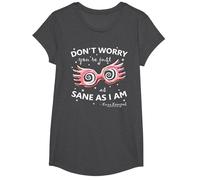 Harry Potter Luna Lovegood Spectrespecs White Camiseta, Niñas, Jaspeado Oscuro, S