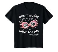 Harry Potter Luna Lovegood Spectrespecs White Camiseta, Niños, Negro, 3 años