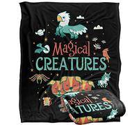Harry Potter Magical Creatures Manta súper Suave con Tacto Sedoso - 152 x 127 cm